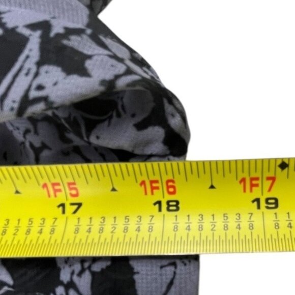 Xhilaration Floral Print Sheer Long Sleeve Blouse Size Medium - Picture 8 of 13